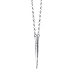 0.12CT 14K W/G DIAMOND NECKLACE