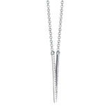 0.12CT 14K W/G DIAMOND NECKLACE