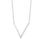 0.12CT 14K W/G DIAMOND NECKLACE