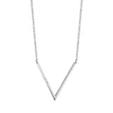 0.12CT 14K W/G DIAMOND NECKLACE