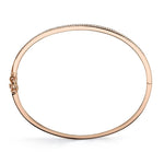 0.52CT 14K R/G DIAMOND PAVE BANGLE