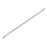 2.02CT 14K Y/G DIAMOND TENNIS BRACELET