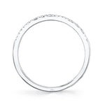 0.08CT 14K W/G DIAMOND LADYS BAND