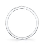 0.08CT 14K W/G DIAMOND LADYS BAND