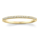 0.08CT 14K Y/G DIAMOND LADYS BAND