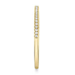 0.08CT 14K Y/G DIAMOND LADYS BAND