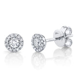 0.24CT 14K W/G DIAMOND STUD EARRING