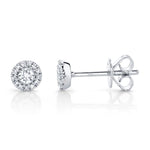 0.24CT 14K W/G DIAMOND STUD EARRING