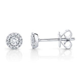 0.24CT 14K W/G DIAMOND STUD EARRING