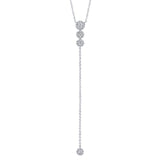 0.29CT 14K W/G DIAMOND LARIAT NECKLACE
