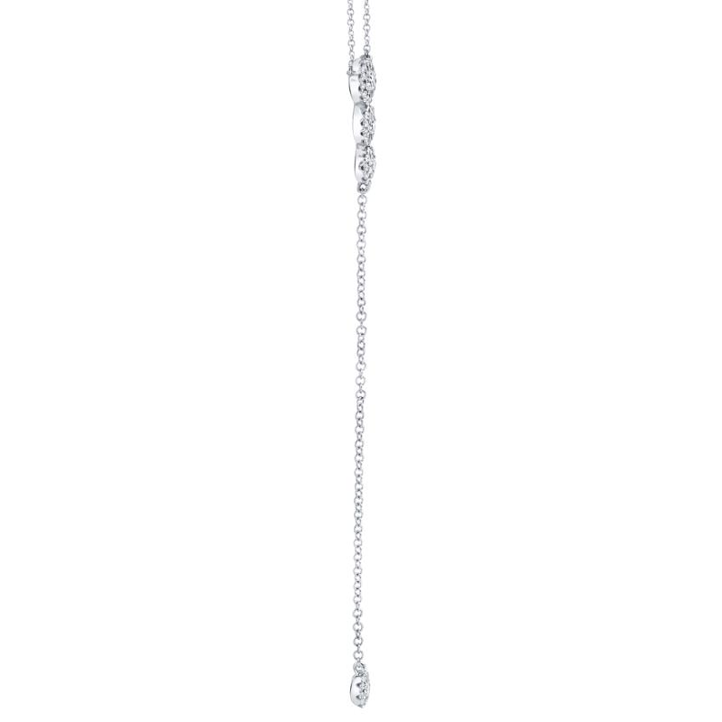 0.29CT 14K W/G DIAMOND LARIAT NECKLACE