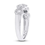 0.70CT 14K W/G DIAMOND LADYS BAND SZ 6