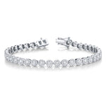 3.03CT 14K W/G DIAMOND LADYS BRACELET