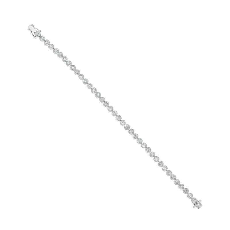 3.03CT 14K W/G DIAMOND LADYS BRACELET