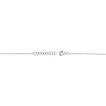 0.05CT 14K W/G DIAMOND PAVE CIRCLE BRACELET