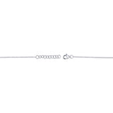 0.05CT 14K W/G DIAMOND PAVE CIRCLE BRACELET