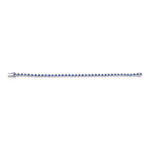 1.22CT DIAMOND & 2.44CT BLUE SAPPHIRE 14K W/G LADYS BRACELET