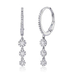 0.32CT 14K W/G DIAMOND EARRING