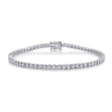 1.00CT 14K W/G DIAMOND TENNIS BRACELET