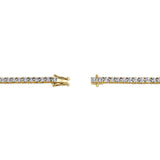1.00CT 14K Y/G DIAMOND TENNIS BRACELET