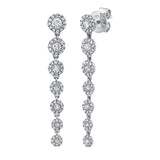 0.80CT 14K W/G DIAMOND EARRING