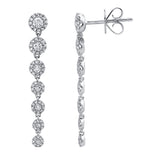 0.80CT 14K W/G DIAMOND EARRING