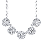 0.53CT 14K W/G DIAMOND NECKLACE