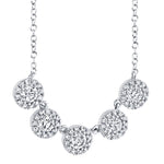 0.53CT 14K W/G DIAMOND NECKLACE