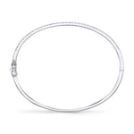 0.62CT 14K W/G DIAMOND BANGLE