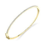 0.62CT 14K Y/G DIAMOND BANGLE