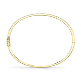 0.62CT 14K Y/G DIAMOND BANGLE