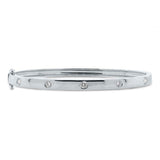 0.38CT 14K W/G DIAMOND BANGLE