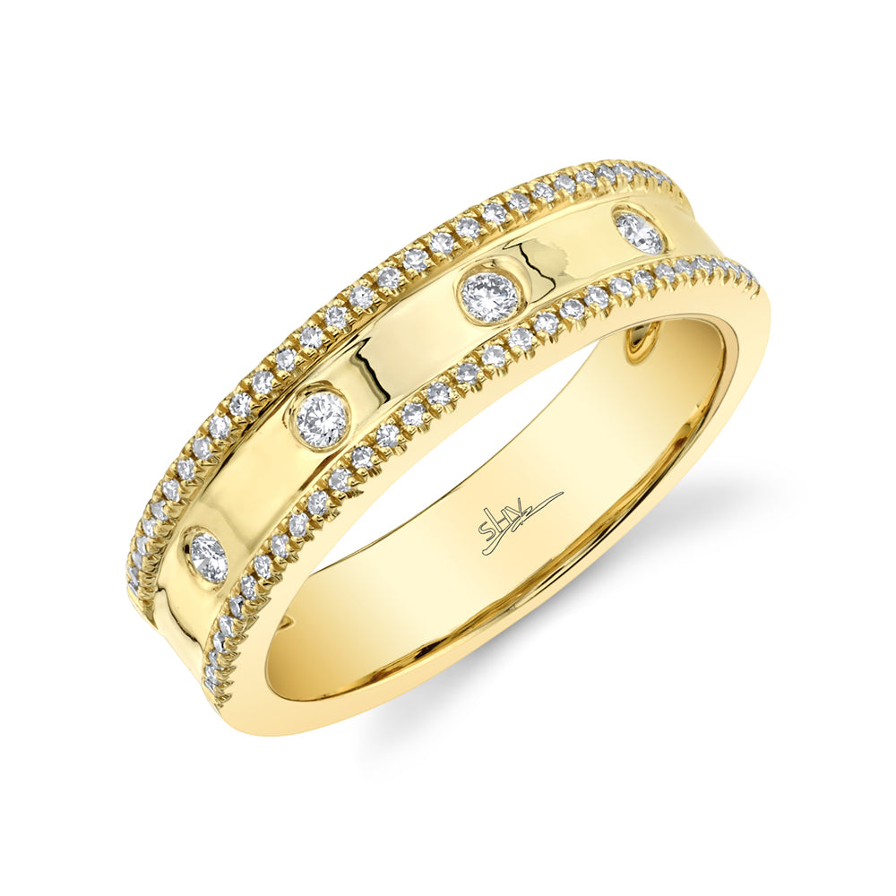 0.23CT 14K Y/G DIAMOND LADYS RING