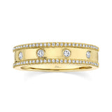 0.23CT 14K Y/G DIAMOND LADYS RING
