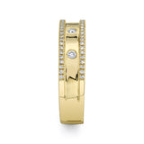 0.23CT 14K Y/G DIAMOND LADYS RING