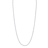 8.70CT 14K W/G DIAMOND TENNIS NECKLACE 36""