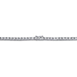 8.70CT 14K W/G DIAMOND TENNIS NECKLACE 36""