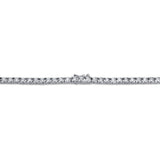 8.70CT 14K W/G DIAMOND TENNIS NECKLACE 36""