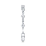 0.06CT 14K W/G DIAMOND LADYS BAND