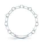 0.06CT 14K W/G DIAMOND LADYS BAND