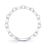 0.06CT 14K W/G DIAMOND LADYS BAND