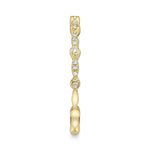 0.06CT 14K Y/G DIAMOND LADYS BAND