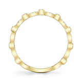 0.06CT 14K Y/G DIAMOND LADYS BAND