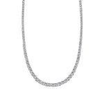 4.39CT 14K W/G DIAMOND TENNIS NECKLACE