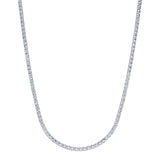 2.49CT 14K W/G DIAMOND TENNIS NECKLACE