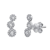 0.36CT 14K W/G DIAMOND STUD EARRING