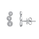 0.36CT 14K W/G DIAMOND STUD EARRING