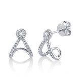 0.20CT 14K W/G DIAMOND EARRING