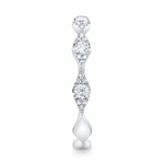 0.38CT 14K W/G DIAMOND LADYS BAND