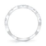 0.38CT 14K W/G DIAMOND LADYS BAND